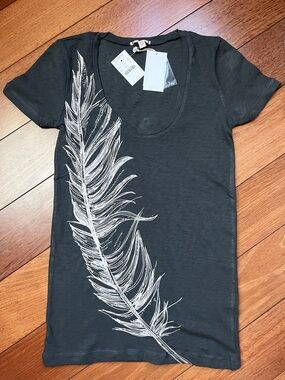 NWT J. Crew Feather Sequin Tee 🪶